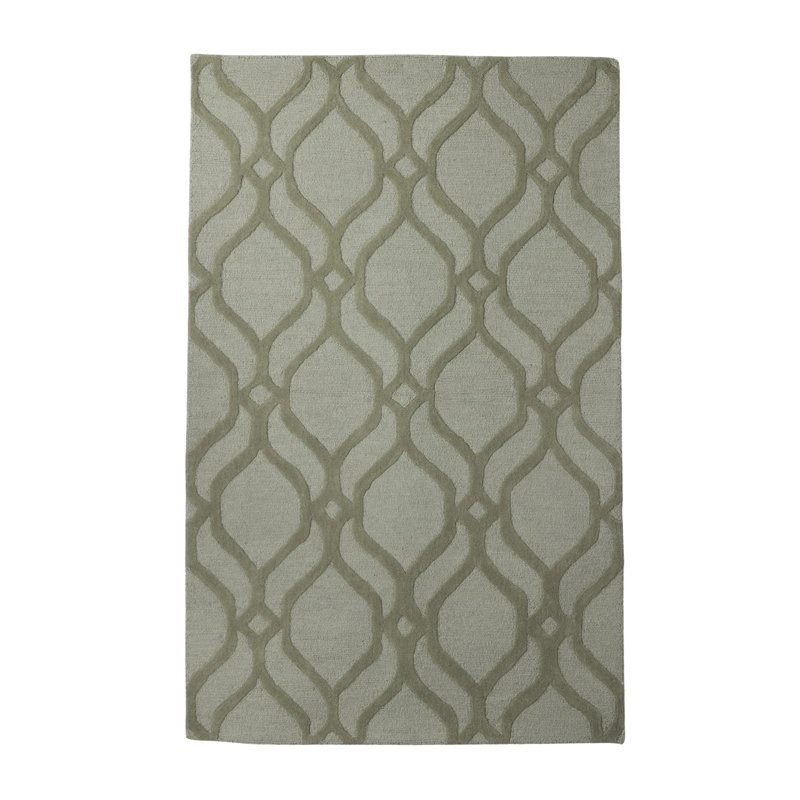 Tapis traditionnel en laine, Rectangle de 5 pi x 8 pi