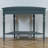39" Console Table, Half Moon Shape, with Drawer & Shelf, for Entryway, Living Room, Hallway-1548149403