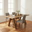 Acacia Unfinished Solid Wood Dining Table
