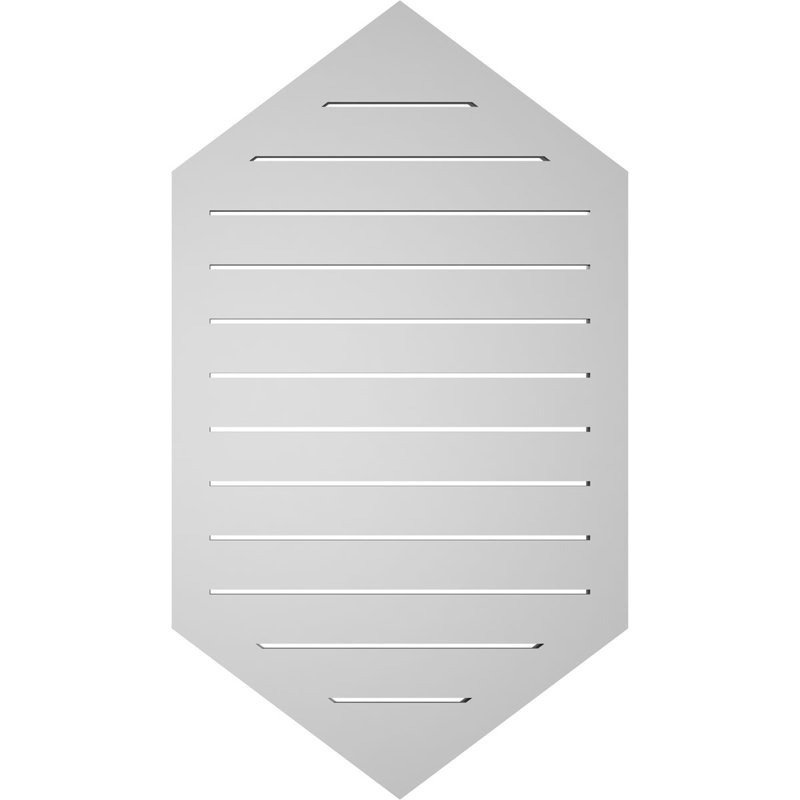 Pente verticale verticale en uréthane 9 pi, H 42 po x l 24 po x P 1,5 po