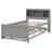 Willavene Platform Bed with Storage Headboard, USB, Twin Size Trundle and 3 Drawers-2091664651-2140937018