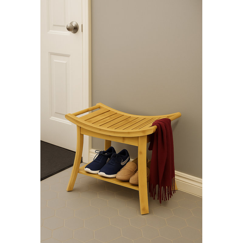 24'' W Bamboo Shower Bench