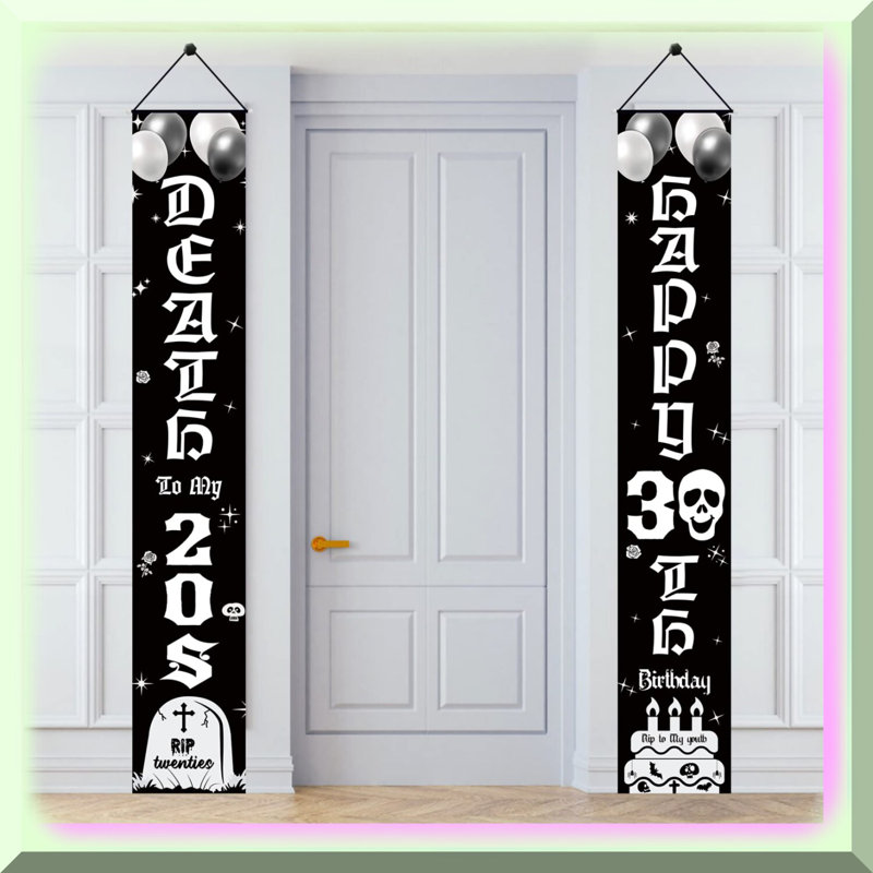 Sweet 16 Silver Jubilee Door Banner 70"