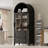 71" Tall Arched Kitchen Pantry Cabinet-90231217