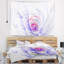 Tapisserie d’illustration artful bleu abstract 3d-28495223