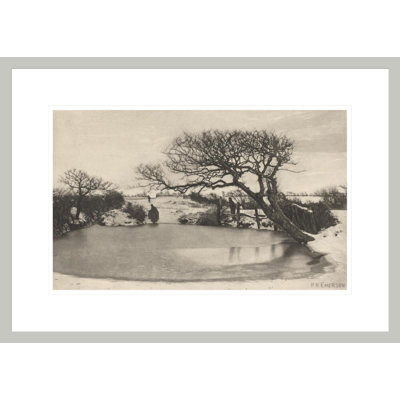 A Winter's Morning by Peter Henry Emerson -Framed Giclee Print