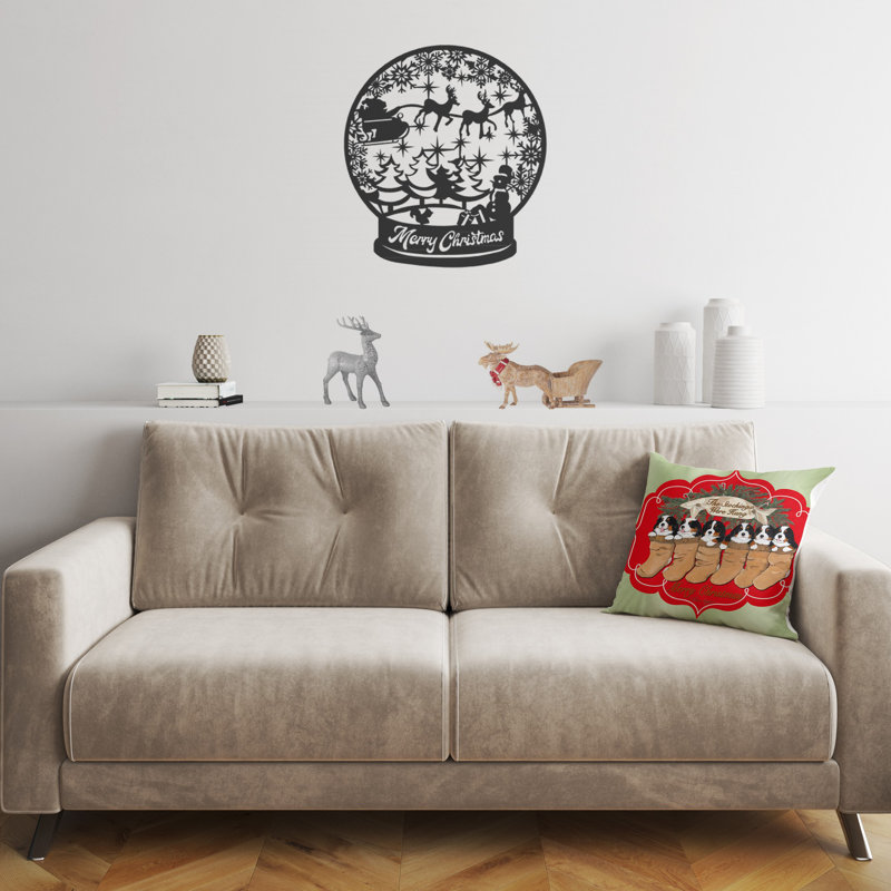 Coussin lavable de qualité supérieure, 17,0 x 17,0 pouces, 50% coton / 50% polyester, rembourrage en silicone, fermeture à glissière dissimulée | Doux, confortable et repassable | Parfait pour la décoration intérieure, le salon et la chambre à cou