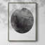 Graphite Moon I, reproduction encadrée - bois massif-1716554948