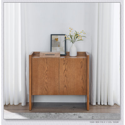 Walnut-Colored Sideboard, Buffet Cabinet With Ample Storage For Versatile Home Use, Enhances Elegance And Organization