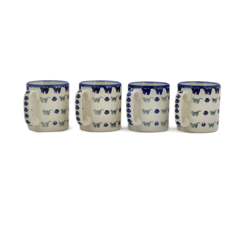 Handmade Stoneware Coffee Mug, 4