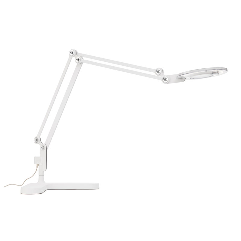 Link Desk Lamp, 33" H x 8.5" W x 7.5" D, White