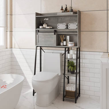 August Grove® Braffe Solid Wood Wall Bathroom Shelves & Reviews