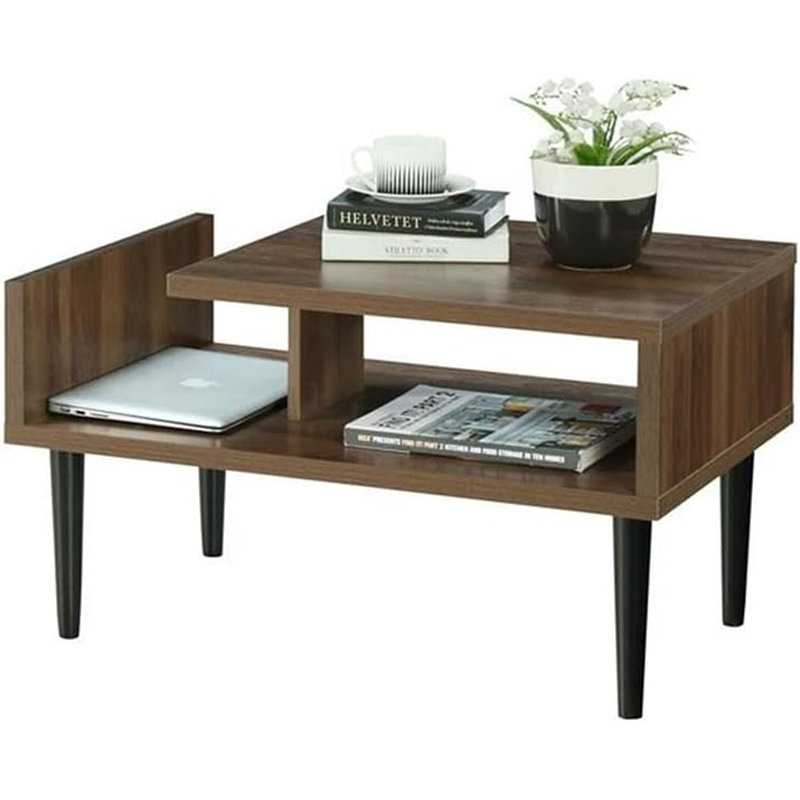 Table basse Os Home and Office Mid Century, noyer danois