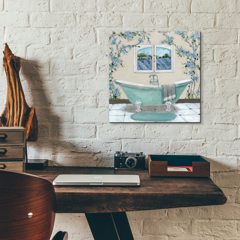 «Tuscany Bath I» par Carol Robinson, H 12 po x l 12 po x P 0,13 po