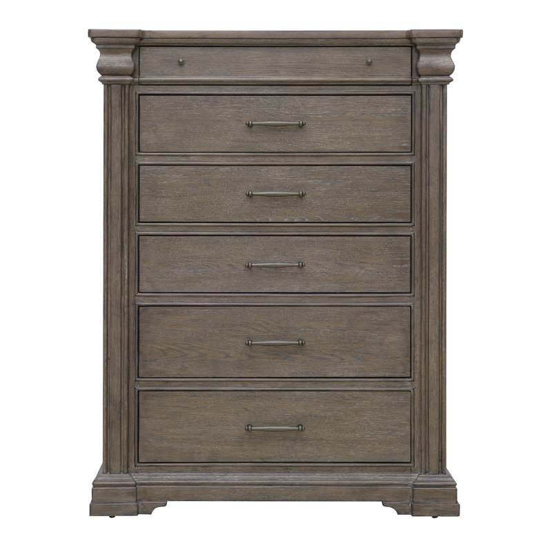Commode 6 tiroirs Madison Ridge, Brun