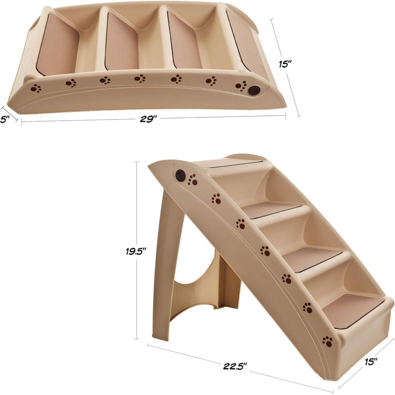 Eylem Stairs With 4 Steps, Tan