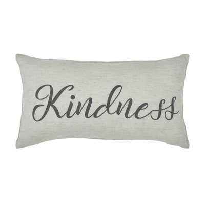 Finders Keepers Cotton Blend Reversible Throw Pillow