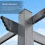 Pergola en aluminium avec auvent-93363987-93363986