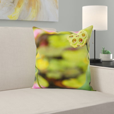 Coussin de fleurs lotus