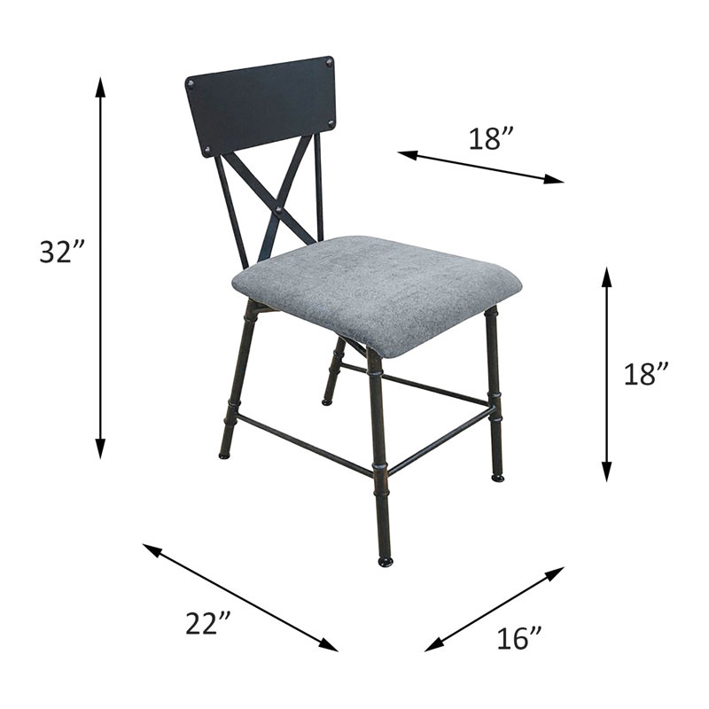Chaise de bureau en chêne antique et gris sable - siège rembourré épais pour le soutien du dossier, fabrication en bois composite, bois moderne en métal, design