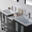 Ensemble de meuble-lavabo double 61 "avec miroir Mance-24551094