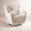 Solstice Swivel Glider in Boucle-1354989134