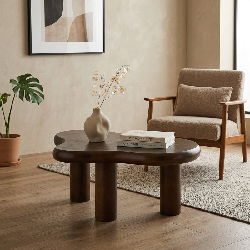Table basse 34 po Cloud, Brun