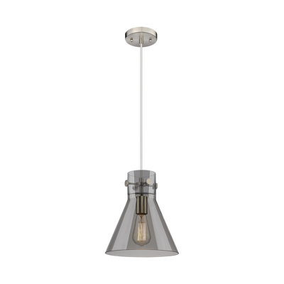 Newton Cone 1 Light Cord Hung Pendant