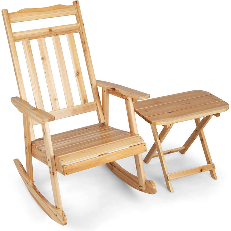 Sabra Solid Wood Rocking Chair