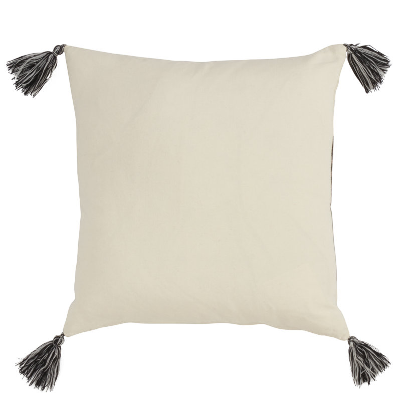 Aiko Collection Tassels Down Throw Pillow