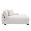 Chaise longue moderne rembourrée avec deux coussins et pieds en bois massif l 42,2 po Yalisa-1837404264-1853556373