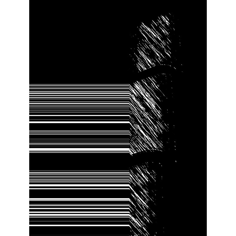 Barcode Print, 25.25" H x 31.25" W