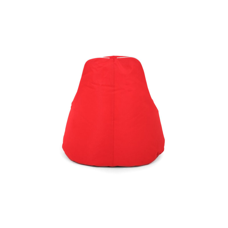 Premium Red Bean Bag Chair, 31.5 x 29.5 x 11.8 inches | 100% Polyester with Waterproof Impertex Fabric | Filled with Recycled Styrofoam Bead Foam (EPS) | Removable Zipped Cover for Easy Cleaning, Ideal for Home & Office