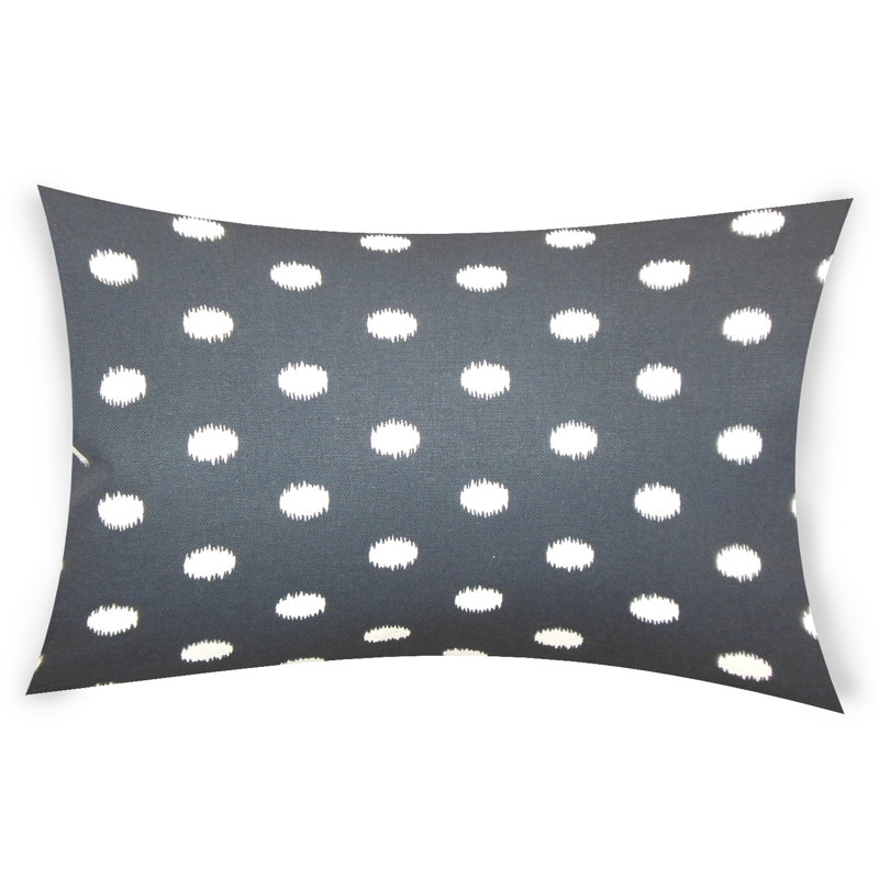  Housse et insert rectangulaires en coton, Gris, 12 po x 18 po