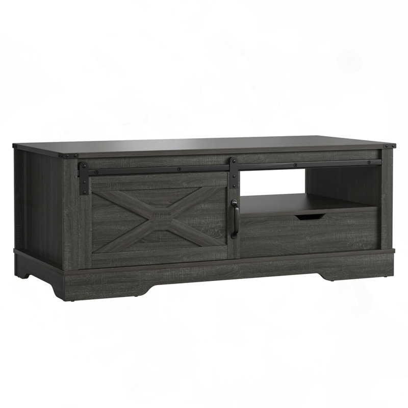 Grande table rectangulaire Farmhouse, Gris foncé