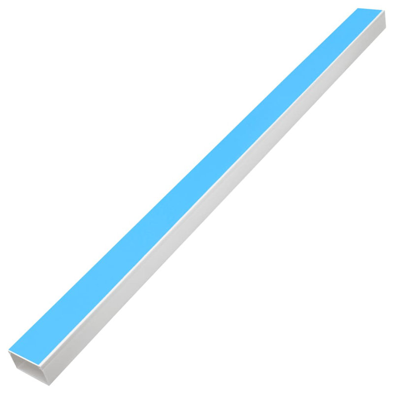 VidaXL Cable Cover, 1.6" H x 39.4" W x 2.4" D