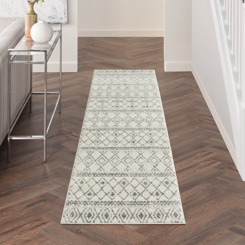 Moroccan Indoor Rug, Runner 2'2" x 10'