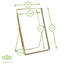 Nicola Spring - Standing Metal Picture Photo Frame-79053107-79053111-113780130