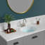 Oval Ceramic Bathroom Sink with Overflow 19" L x 16" W 19"