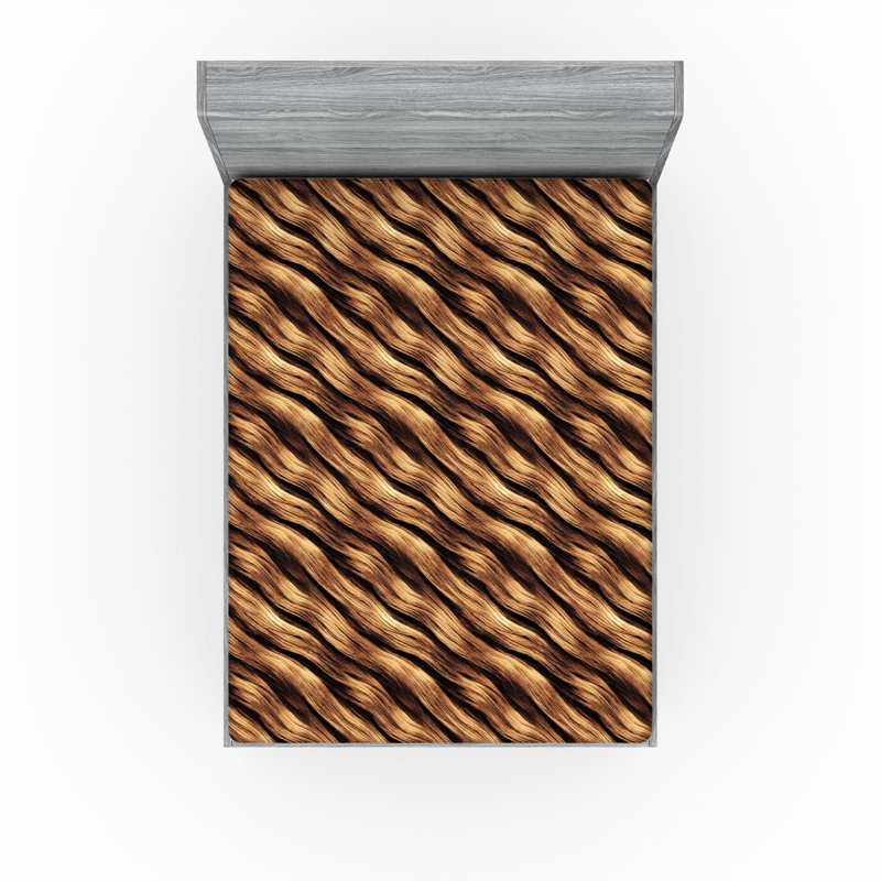 Drap-housse abstrait Ambesonne, Drap-housse très grand californien