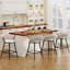 Tabouret de comptoir rembourré avec structure en métal-244897746-244897747