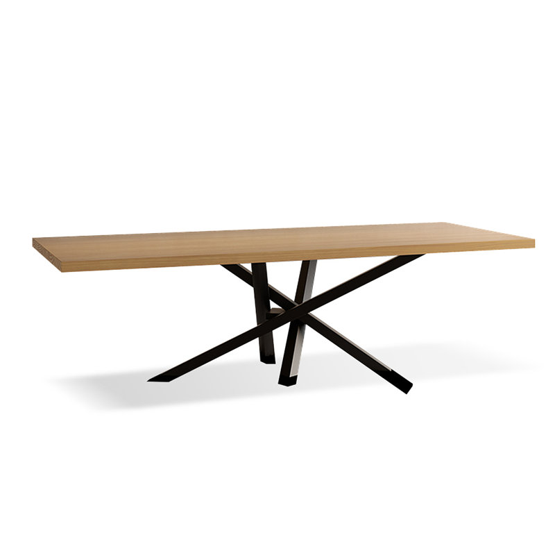 Table de salle à manger Burlywood, H 29,53 po x L 78,74 po x l 31,5 po