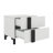 Sophisticated Queen 3-Piece Floating Platform Bed Set With Integrated LED Lights And Two Stylish Nightstands