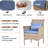Aanand Wicker 2 - Person Patio Conversation Set with Cushions
