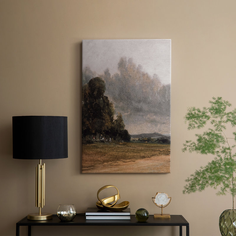 Paysage rétro CCLI - galerie Cavas, H 18 po x l 12 po