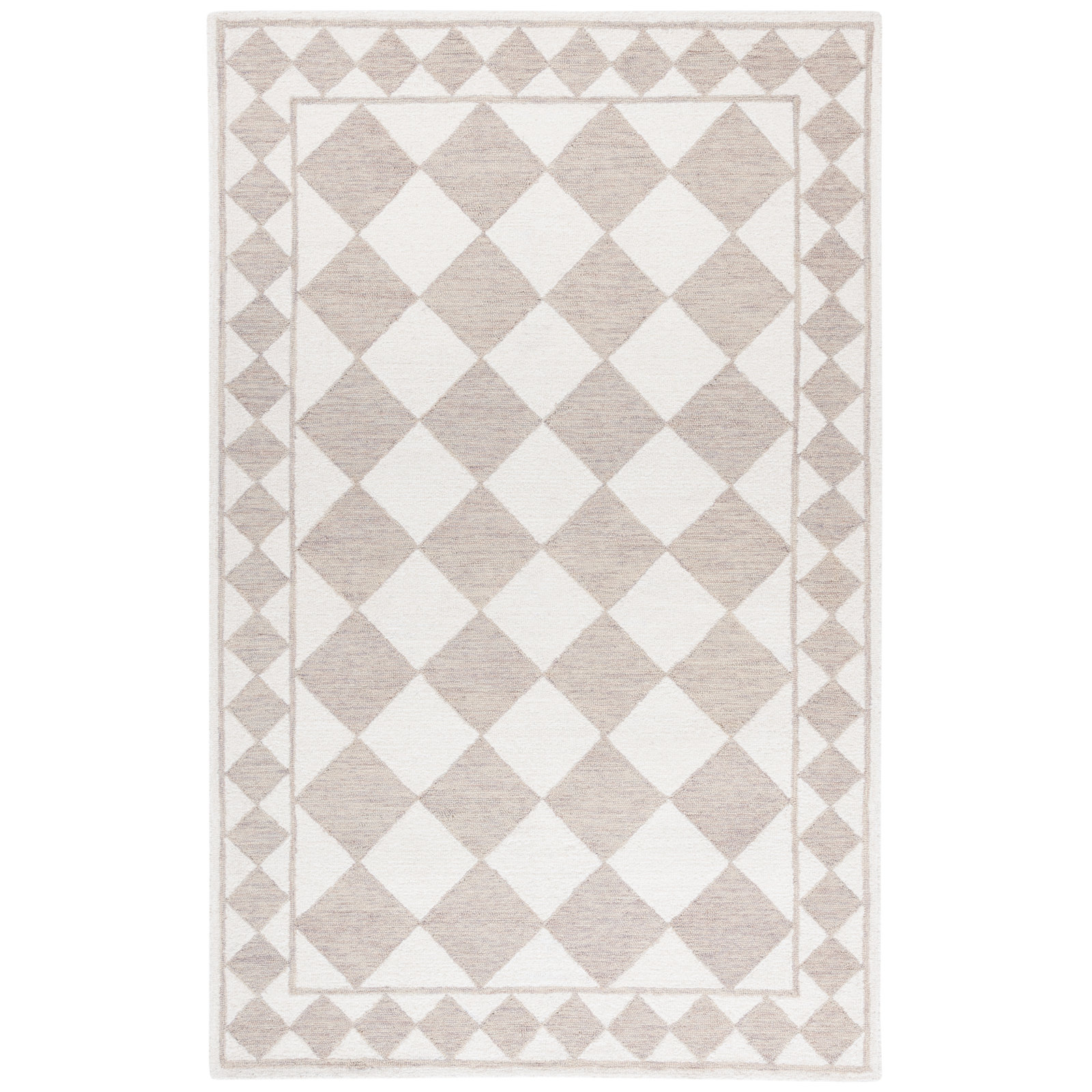 Claude Hand-Woven Geometric Rug, Rectangle 6' x 9'