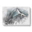Snow Covered Mountain in India in Abstract - Wrapped Canvas Drawing - Wrapped Canvas-55338758