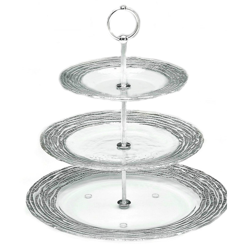Tarbes Glass Tiered Stand