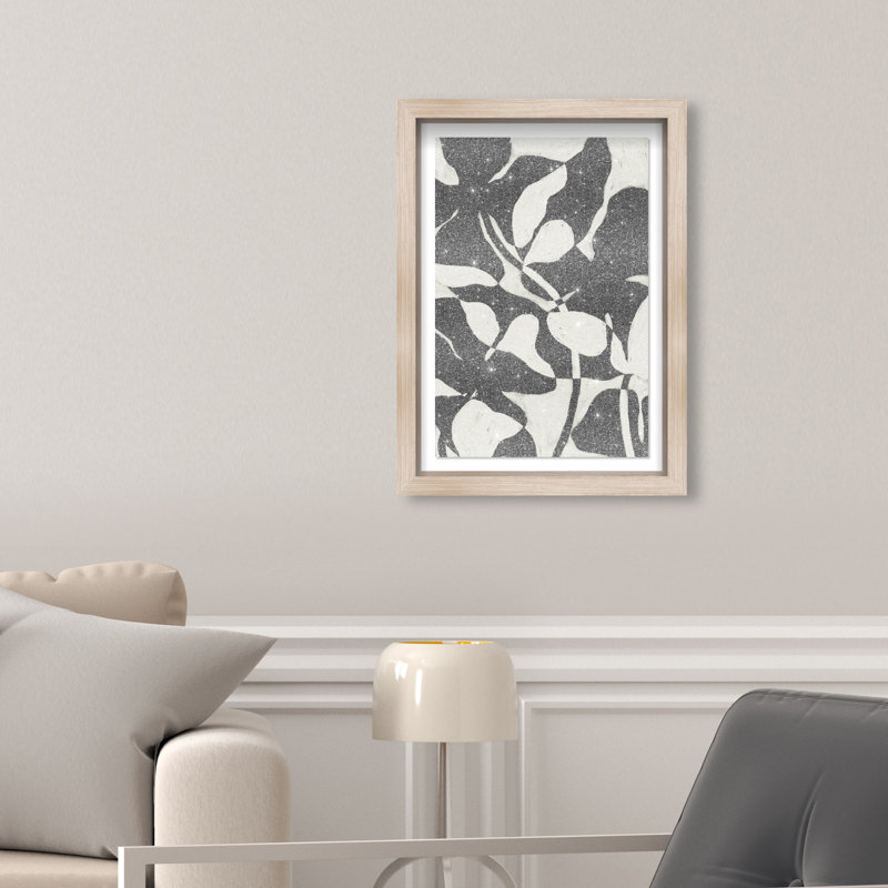 Inverted Nature Print by Oliver Gal, 25.5"H x 17.5"W, Natural Oak Shadowbox