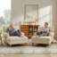 Chaise longue rembourrée avec dossier réglable Jazie (ensemble de 2)-131279266